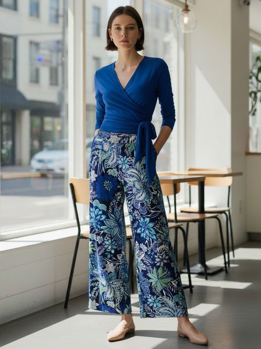 Jude Connally wide leg pants size XS
